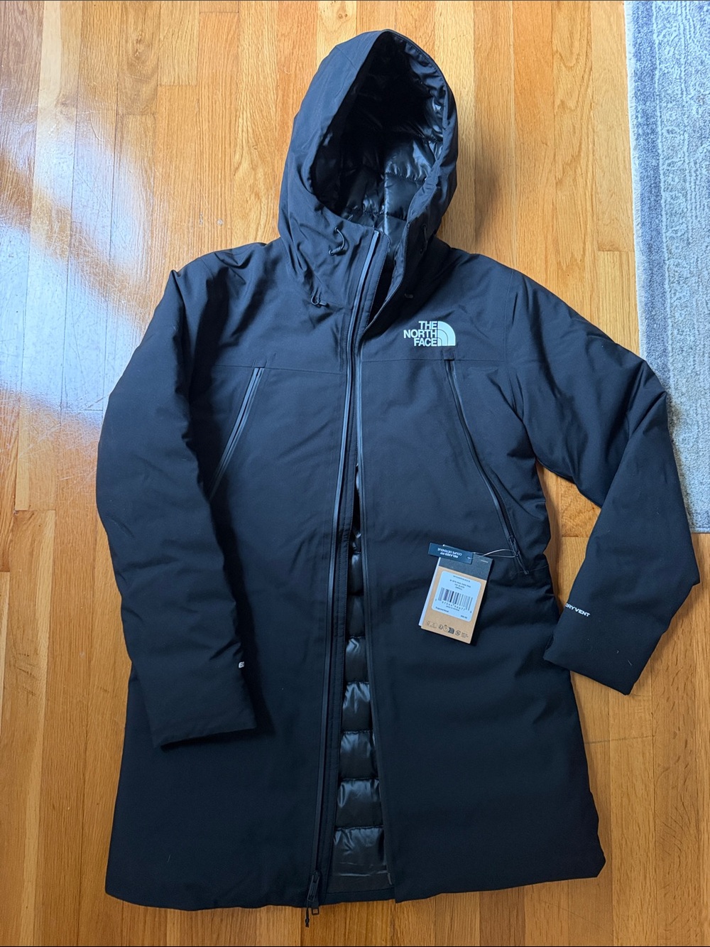 The North Face Black Women's Hooded Parka Coat